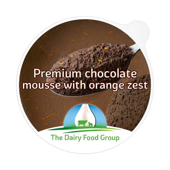 Mousse au chocolat avec morceaux Mousse au chocolat avec morceaux